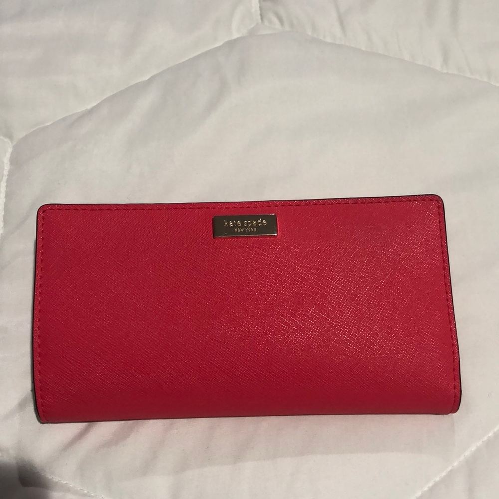 Kate Spade Cameron street red wallet